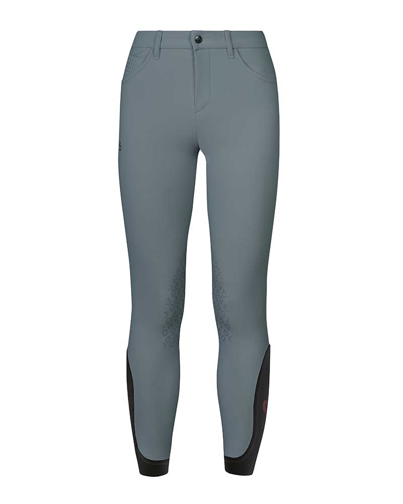 Blueish grey knee grip breeches for children - Cavalleria Toscana