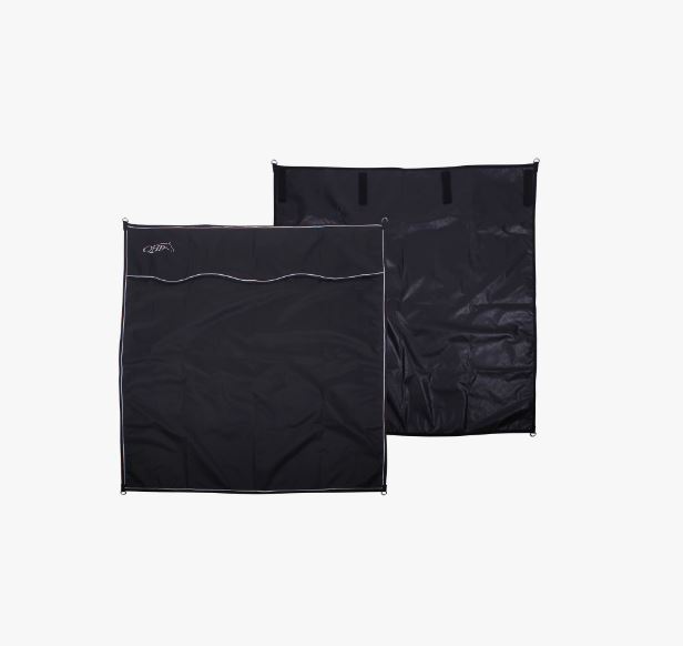 Black box wall with gray edges 170 x 180cm - QHP