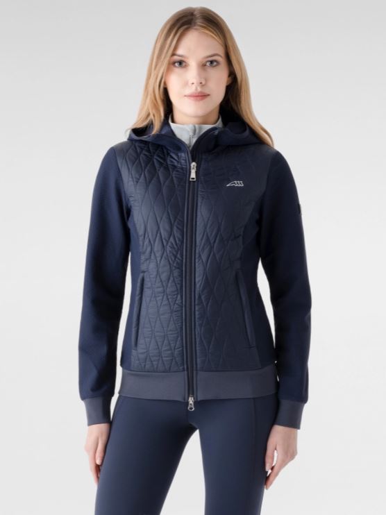 Chaqueta azul acolchada y técnico para mujer - Eblye - Equiline