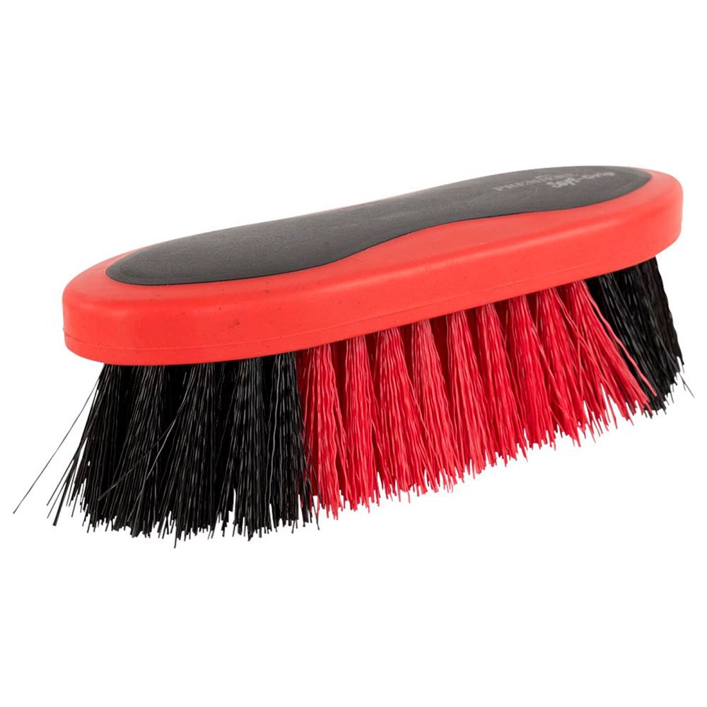 Medium brush with thick red and black bristles (4.5cm bristles) - Premiere