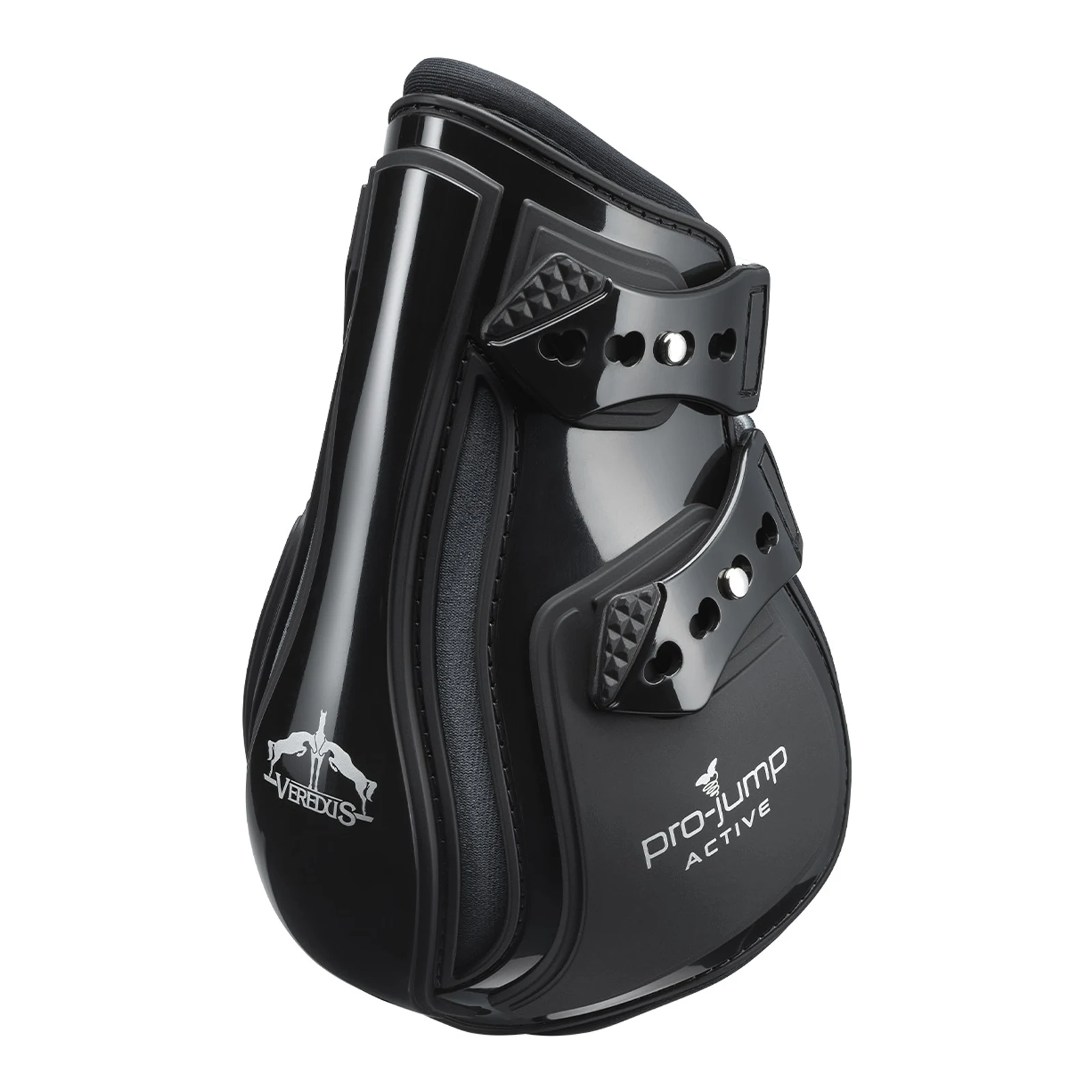 Black rear fetlock jumping boots Pro Jump Active - Veredus