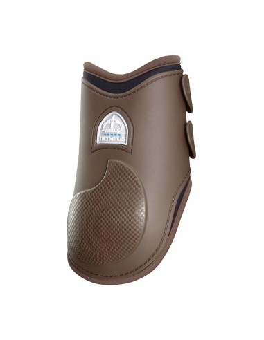 Brown back protectors for jumping model Olympus by Veredus