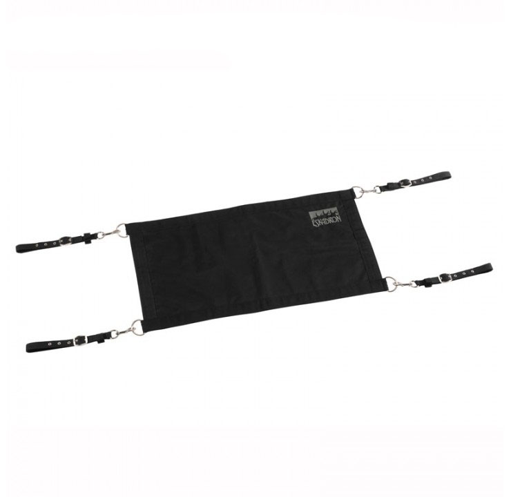 Black box door with embroidered logo - Eskadron