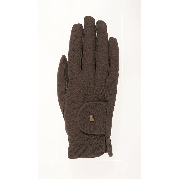 Gants marron avec grip pour l'équitation d'hiver Roeck Grip Winter - Roeckl