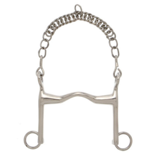 Fixed polo bit for dressage (width 22cm) for horses - Sefton