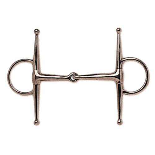 2 Piece Snaffle Bit with 10.5mm Rings for Horse - Sefton