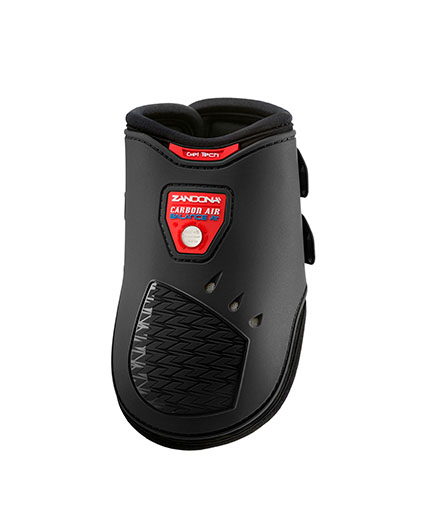 Lot de 2 protections postérieures noirs de saut modèle carbon air balance - Zandona