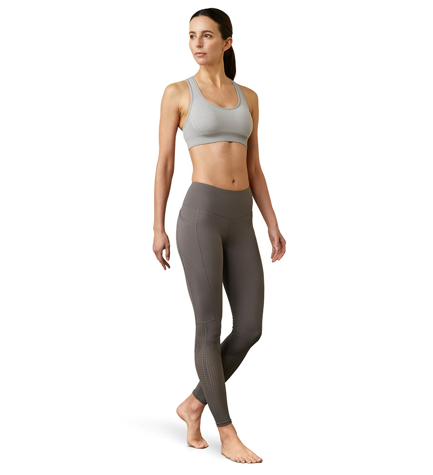 Mallas de montar a caballo grises (grip culera) para mujer EOS - ARIAT