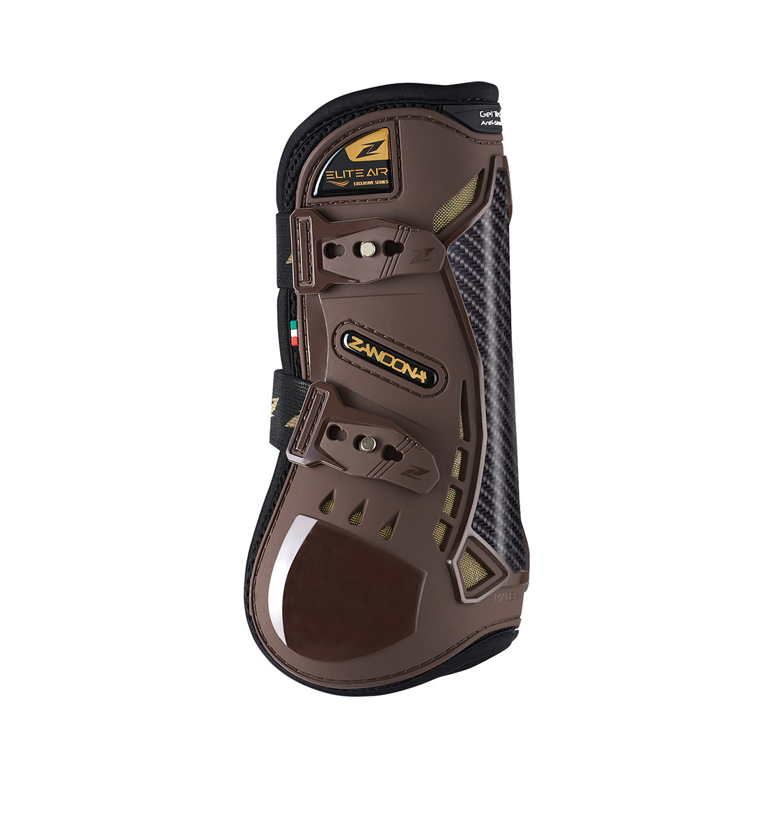 Pack of 2 brown front jump protectors - Elite air tendon - Zandona