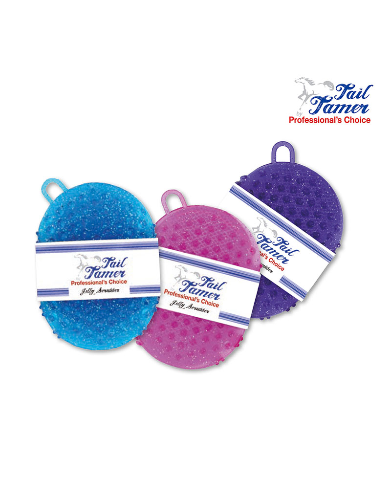 Manopla de goma azul para la ducha - Professional choice
