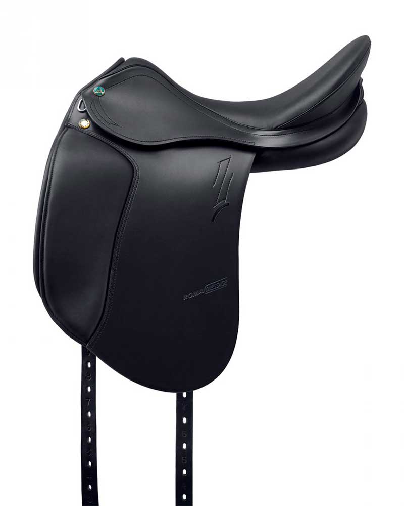 Brown leather jumping saddle - Omega - Marjoman (copia) (copia)