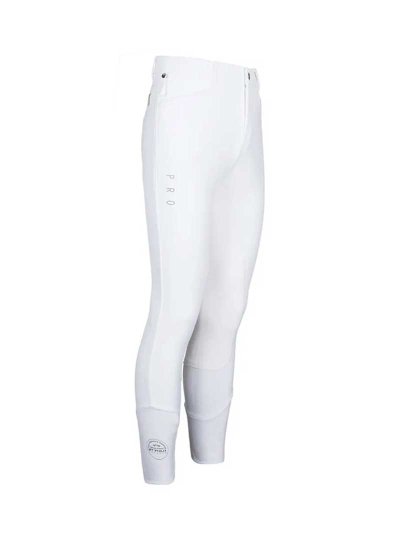 Pantalons de compétition blanc (en fond de peau) pour homme - Abase - HV Polo