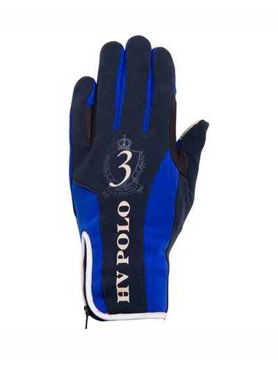 Gants d'hiver avec grip bleu - Logan - HV Polo