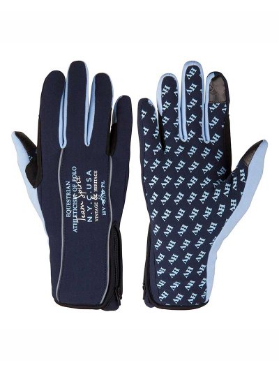 Gants d'hiver avec grip bleu - Ashville - HV Polo
