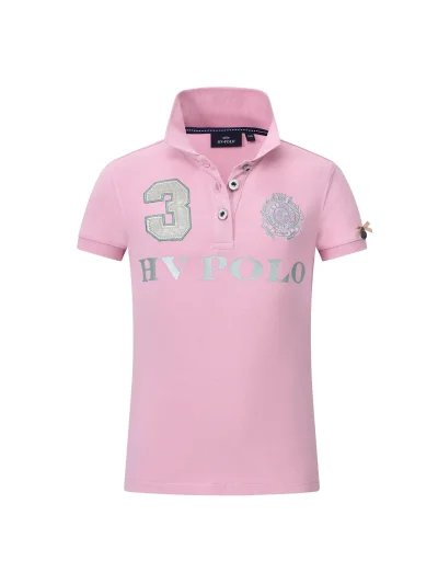 Polo rose pour fille Favouritas EQ - HV Polo