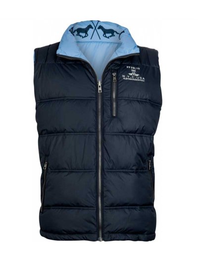 Gilet matelassé bleu marine et bleu clair pour homme - Thomson - HV Polo