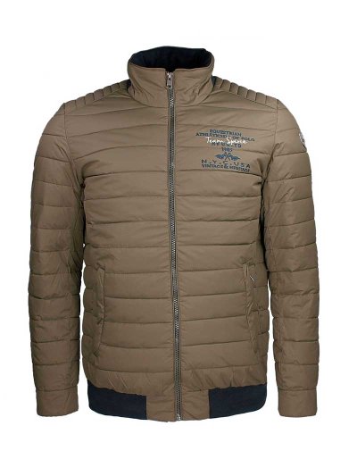 Manteau matelassé marron foncé pour homme - Gillam - HV Polo