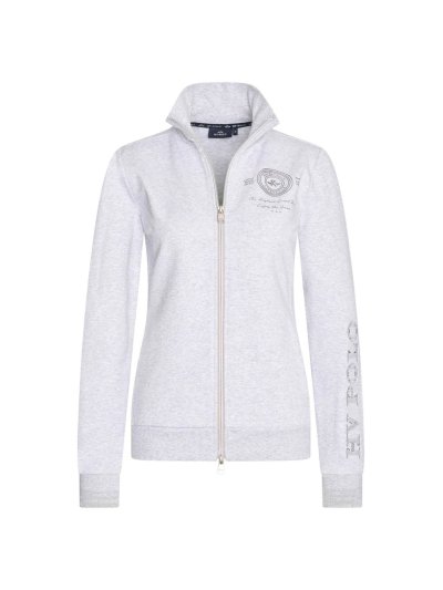 Veste gris clair avec doublure polaire interior sans capuche pour femme - Gina - HV Polo