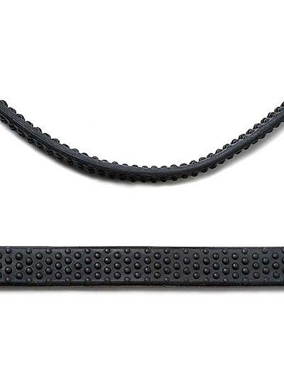 Rênes en cuir et caoutchouc noire de 16mm pour cheval - Lexhis - imagen 2