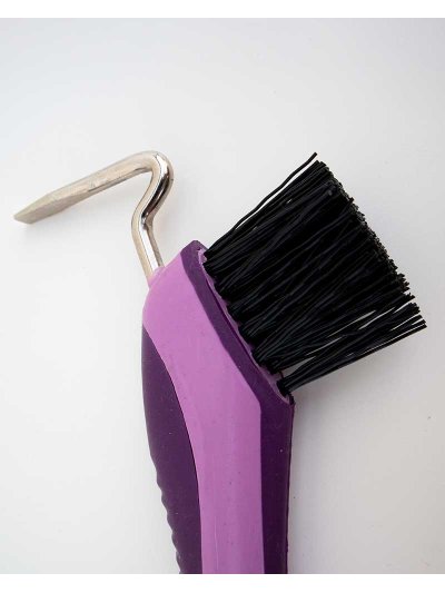 Cure-pied soft line à manche violet et brosse - imagen 2