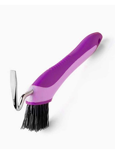 Cure-pied soft line à manche violet et brosse