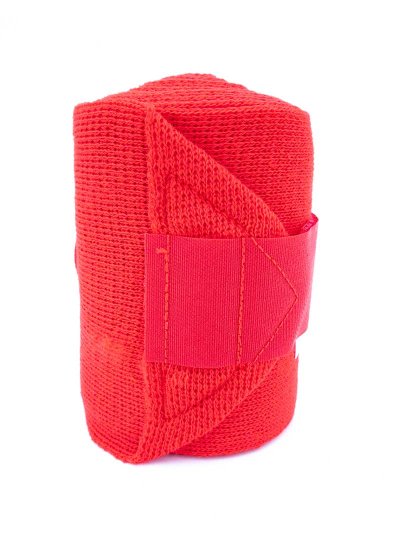 Lot de 4 bandes de repos rouges pour cheval - Marjoman - imagen 2