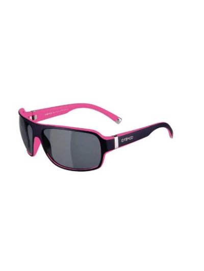 Lunettes de soleil sport noir et intérieur rose - SX-61 - Casque
