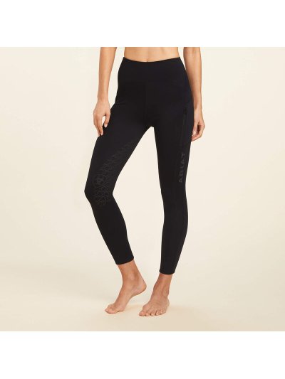 Leggings d'hiver noir (grip aux genoux) avec poches latéraux pour femme Venture Thermal - Ariat