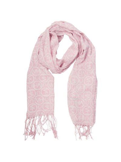 Foulard rose clair avec imprimé de hv - HV Polo