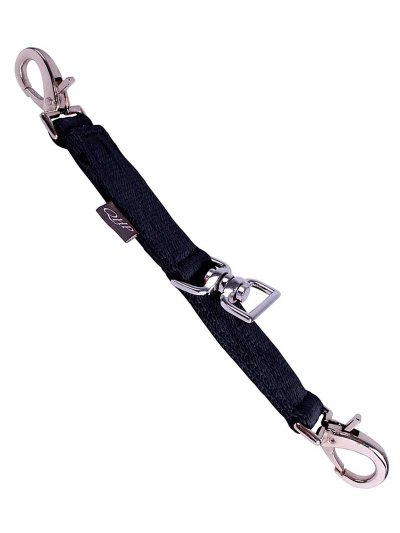 Muserolle en nylon pour dar corde noire - QHP
