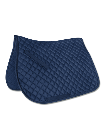Basic navy blue dressage saddle pad for pony - Waldhausen