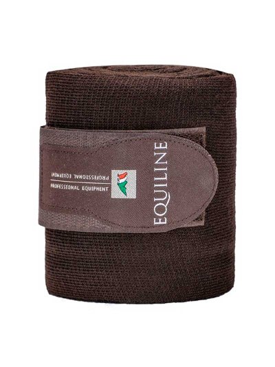 Lot de 2 Bandes de repos marron foncé pour cheval - Equiline - imagen 2