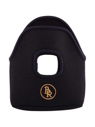 Black neoprene stirrup cover to protect the saddle - BR