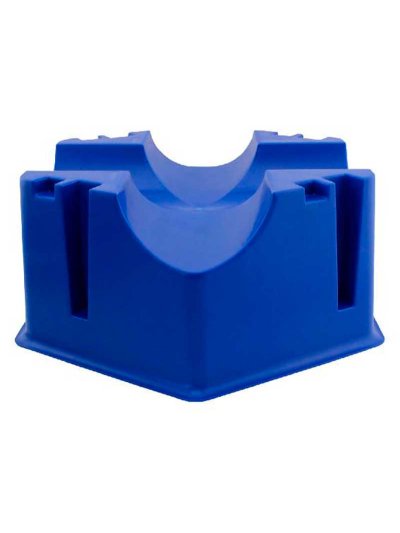 Seau pour barras de saltos Pole block bleu