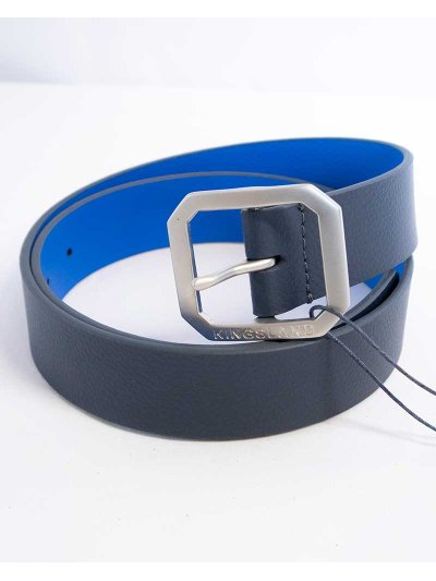 Ceinture réversible bleu marine et bleu électrique - Kingsland