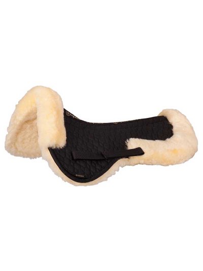 Protège-dos en coton avec mouton beige pour cheval - BR