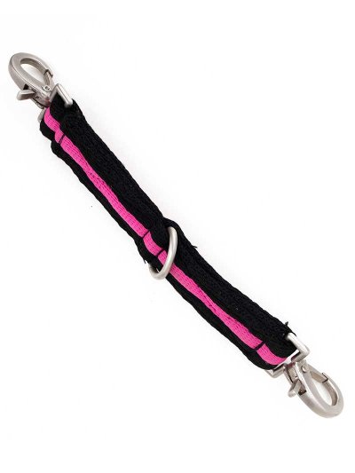 Muserolle en nylon pour dar corde noire et fuchsia - Imperial Riding