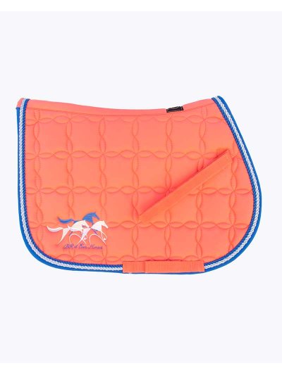 Tapis de saut orange/corail pour cheval (cob) modèle Mora - BR - imagen 3