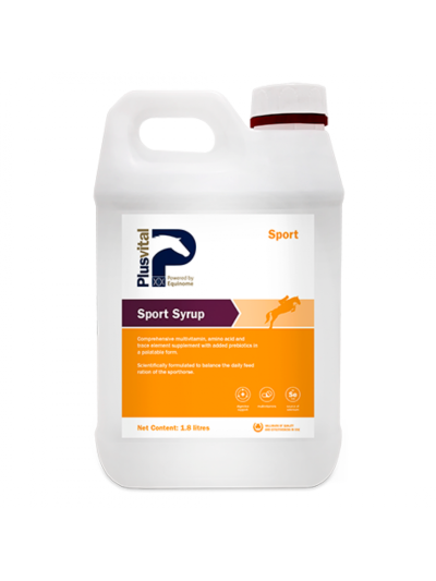 Sport Syrup vitamin supplement for the sport horse, with vitamin B (B3 and B12) and selenium - Plusvital