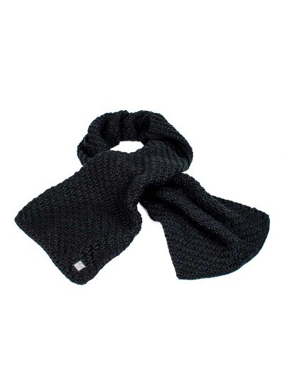 Écharpe noire en tricot - Virginia - Equiline