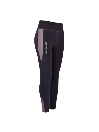 Leggings marron avec grip aux genoux pour femme modèle Karina - Kingsland