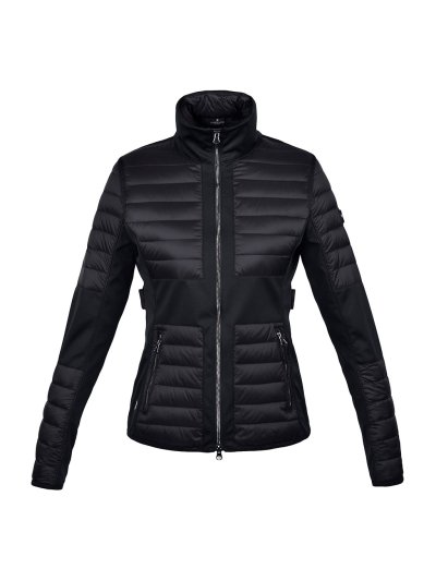 Veste matelassée entallada noire pour femme - Maroon - Kingsland