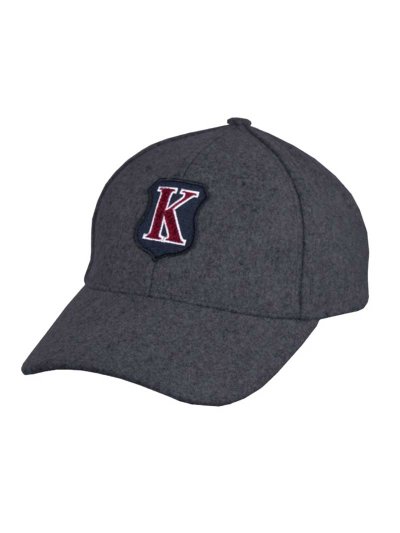 Casquette de éponge gris foncé avec écusson - Hafjell - Kingsland