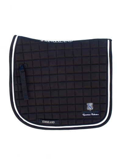 Tapis Coolmax de dressage gris très foncé presque noir pour cheval (full) - Jerry - Kingsland