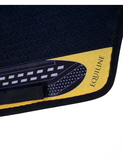 Tapis de selle jaune - Equiline - imagen 2