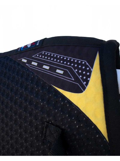 Tapis de selle jaune - Equiline - imagen 3