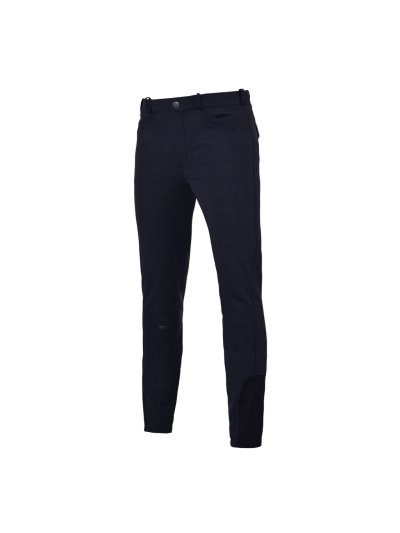 Pantalons d'équitation bleu marine (grip aux genoux) pour homme - Kenton - Kingsland