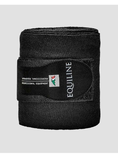 Lot de 2 Bandes de repos noires pour cheval - Equiline - imagen 2