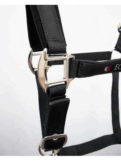 Cabezada de cuadra negra para caballo Timmy - Equiline - imagen 4