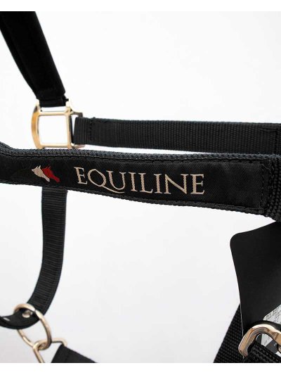 Cabezada de cuadra negra para caballo Timmy - Equiline - imagen 3